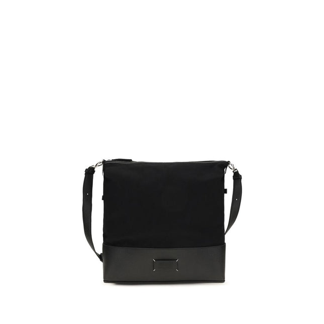 Maison Margiela Black Calf Leather Bos Taurus Shoulder Bag