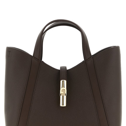 Furla Brown Calfskin Tote Bag