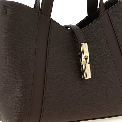 Furla Brown Calfskin Tote Bag