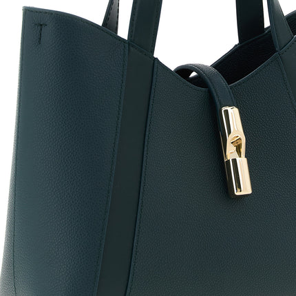Furla Bicolor Calfskin Tote Bag