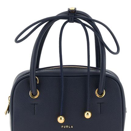 Furla Blue Calfskin Handbag