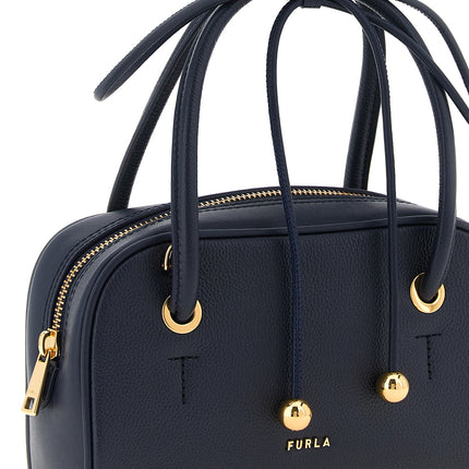 Furla Blue Calfskin Handbag