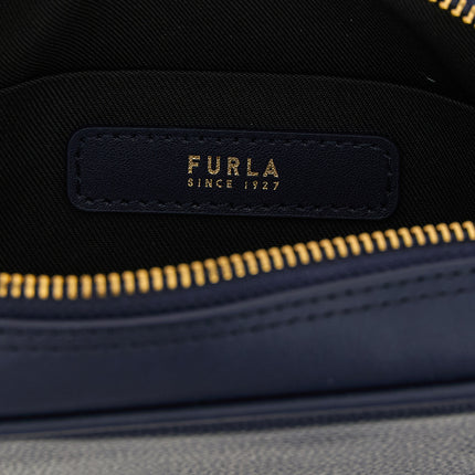 Furla Blue Calfskin Handbag