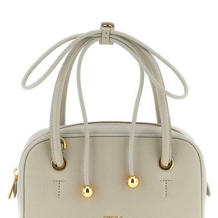 Furla Gray Calfskin Handbag