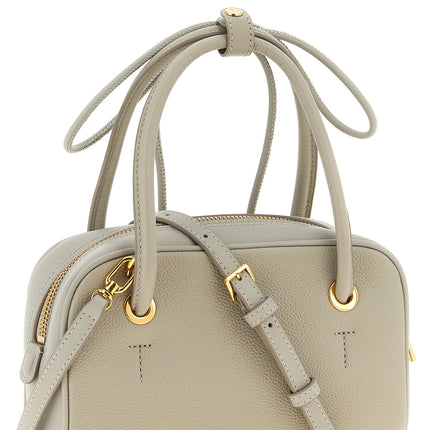 Furla Gray Calfskin Handbag