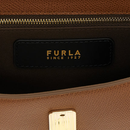 Furla Brown Calfskin Crossbody Bag