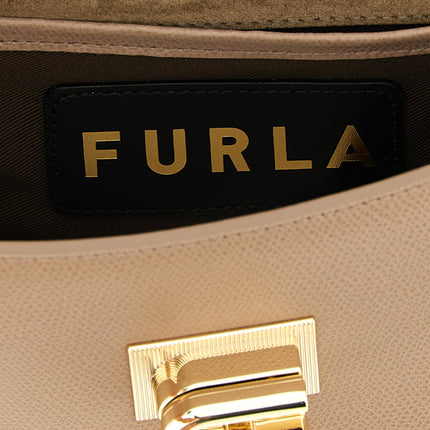 Furla Beige Calfskin Crossbody Bag Furla