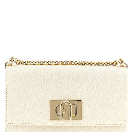 Furla White Calfskin Crossbody Bag