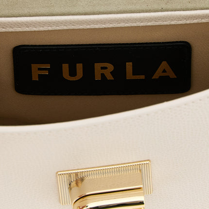 Furla White Calfskin Crossbody Bag