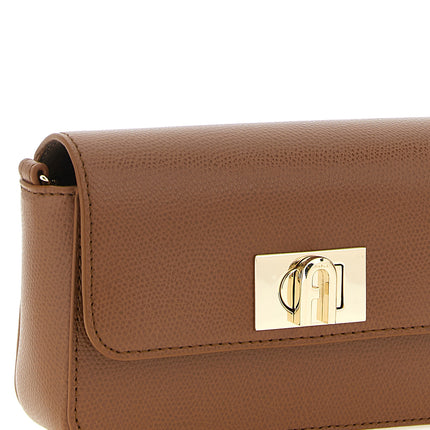 Furla Brown Calfskin Crossbody Bag Furla