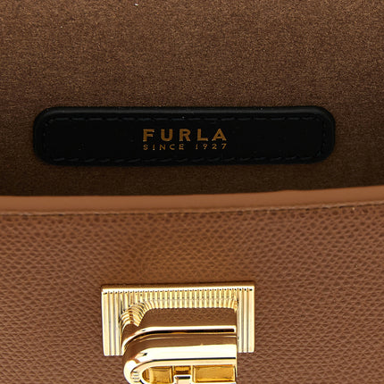 Furla Brown Calfskin Crossbody Bag Furla