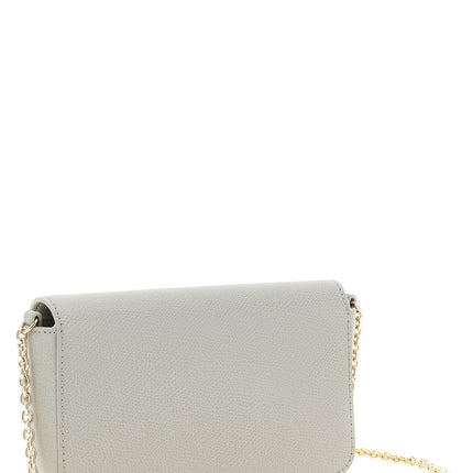 Furla Gray Calfskin Crossbody Bag