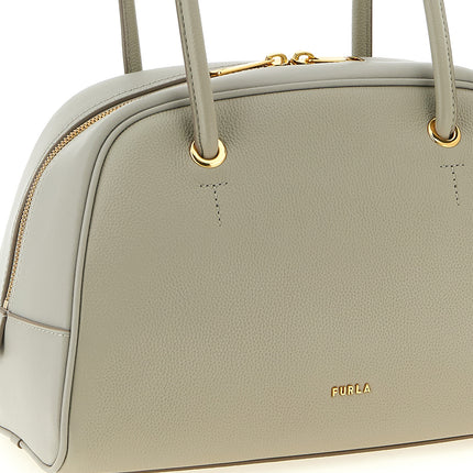 Furla Gray Calfskin Handbag Furla