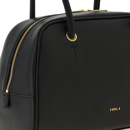 Furla Black Calfskin Handbag