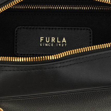 Furla Black Calfskin Handbag
