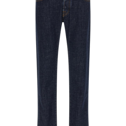Jacob Cohen Blue Cotton Slim Fit Jeans