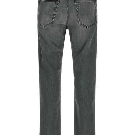 Jacob Cohen Gray Cotton Slim Fit Jeans