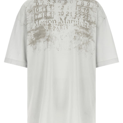 Maison Margiela Gray Cotton T-Shirt Maison Margiela