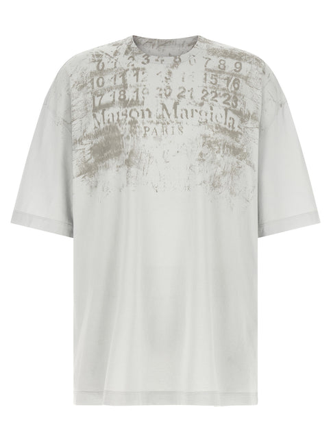 Maison Margiela Gray Cotton T-Shirt Maison Margiela