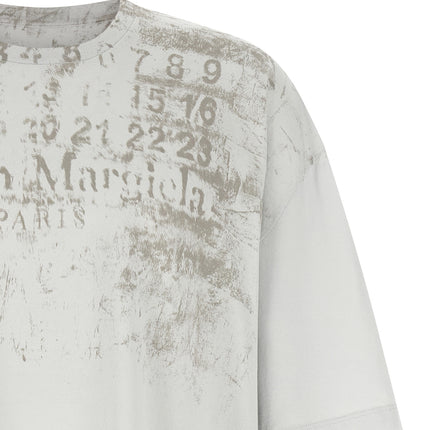Maison Margiela Gray Cotton T-Shirt