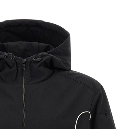 Diesel Black Polyamide Shell Jacket
