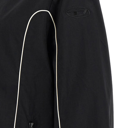 Diesel Black Polyamide Shell Jacket