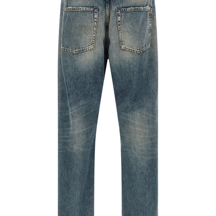 Diesel Blue Cotton Tapered Jeans