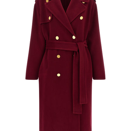 Alberta Ferretti Multicolor Wool Coat Alberta Ferretti