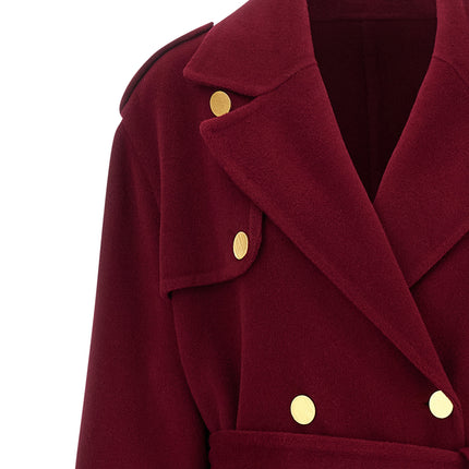 Alberta Ferretti Multicolor Wool Coat Alberta Ferretti