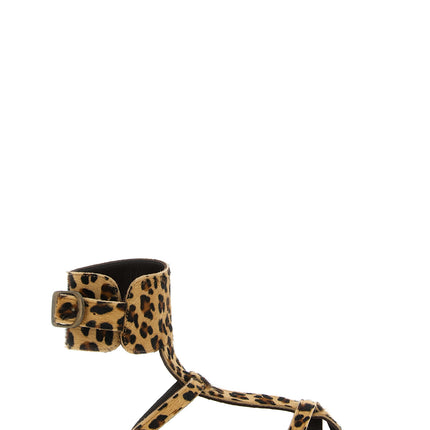 K.JACQUES SAINT TROPEZ Brown Cowhide Flat Sandals