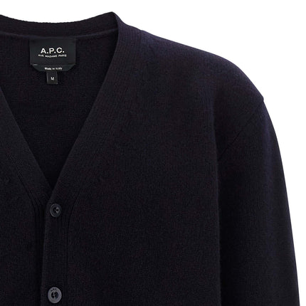 A.P.C. Blue Wool Cardigan