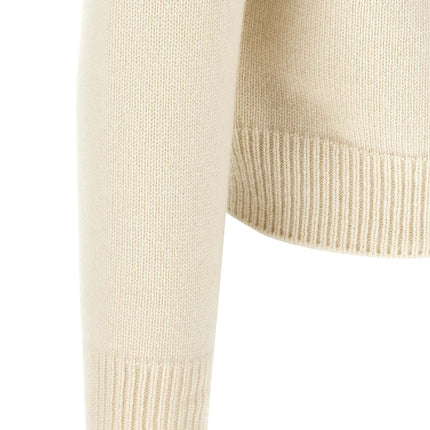 A.P.C. White Wool Cardigan