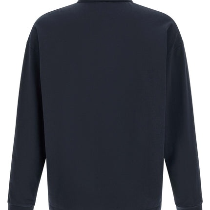 A.P.C. Blue Cotton Polo Shirt