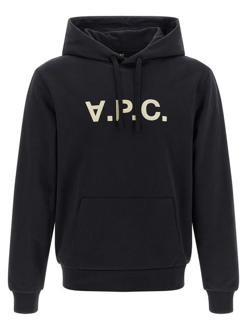 A.P.C. Black Cotton Hoodie A.P.C.