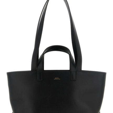 A.P.C. Black Cowhide Tote Bag