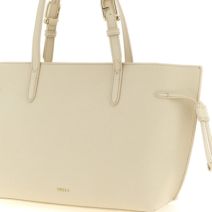 Furla White Calfskin Tote Bag Furla