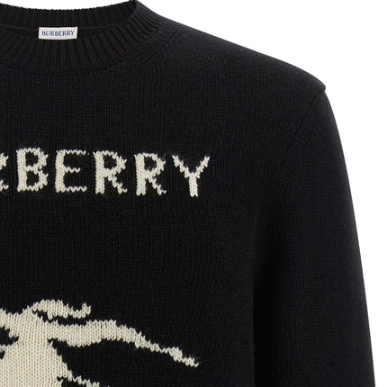 Burberry Black Wool Cardigan Burberry