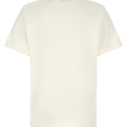 Burberry White Cotton T-Shirt Burberry