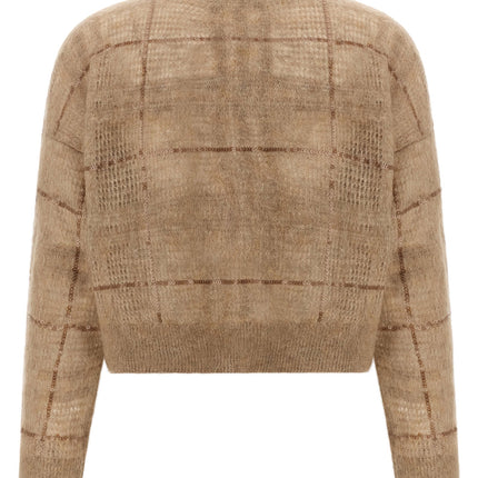 Brunello Cucinelli Beige Wool Cardigan