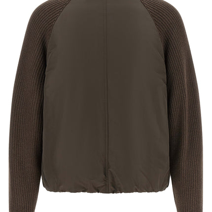 Brunello Cucinelli Brown Cotton Full-Length Jacket Brunello Cucinelli