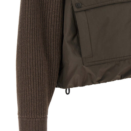 Brunello Cucinelli Brown Cotton Full-Length Jacket Brunello Cucinelli