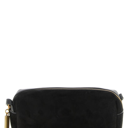 Khaite Black Calfskin Crossbody Bag