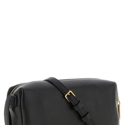 Khaite Black Calfskin Crossbody Bag
