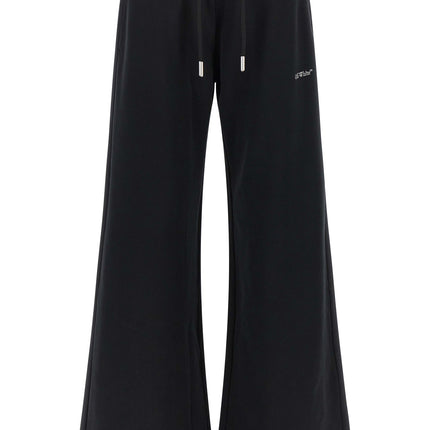 Off-White Black Cotton Joggers (Workout Pants)