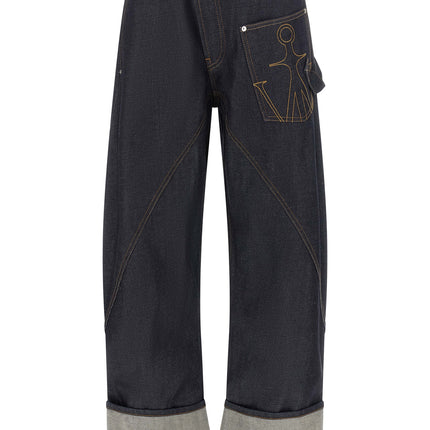 J.W.Anderson Blue Cotton Straight-Leg Jeans