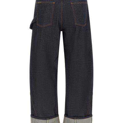 J.W.Anderson Blue Cotton Straight-Leg Jeans