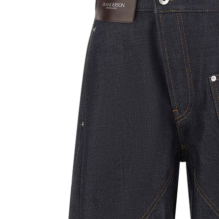 J.W.Anderson Blue Cotton Straight-Leg Jeans