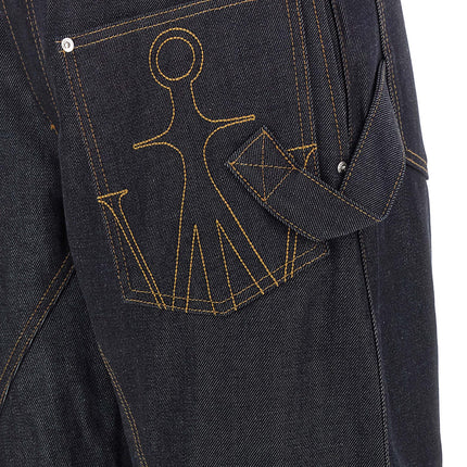J.W.Anderson Blue Cotton Straight-Leg Jeans