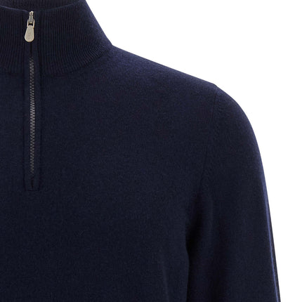 Brunello Cucinelli Blue Cashmere Cardigan