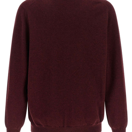 Brunello Cucinelli Bordeaux Cashmere Cardigan